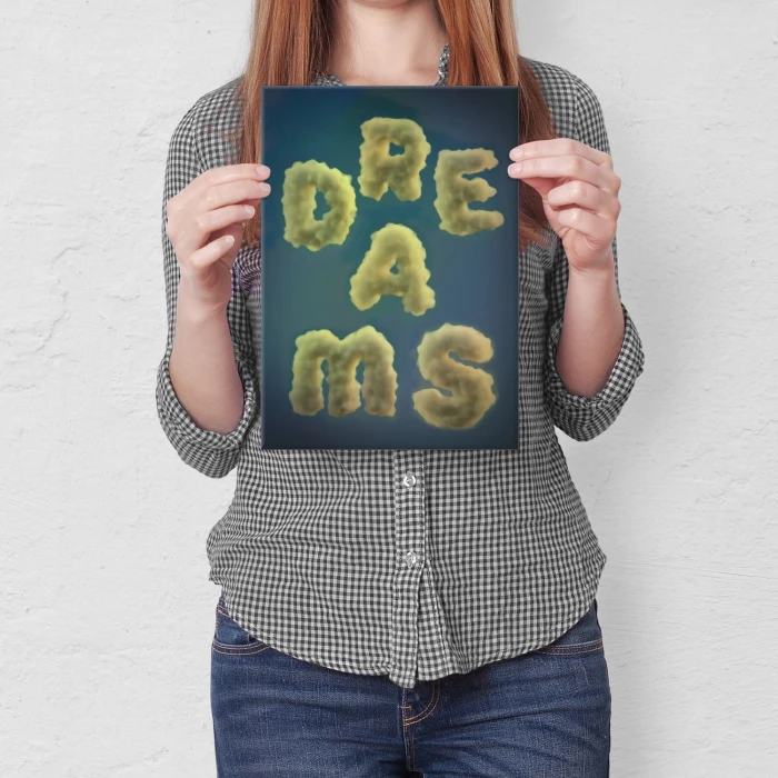 Plakat metalowy DREAMS