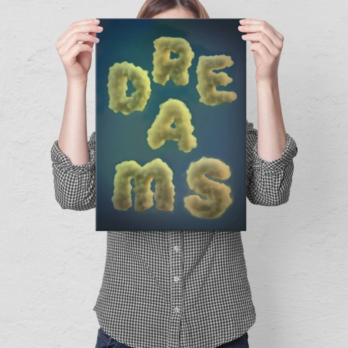 Plakat metalowy DREAMS