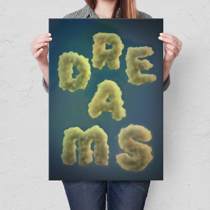 Plakat metalowy DREAMS
