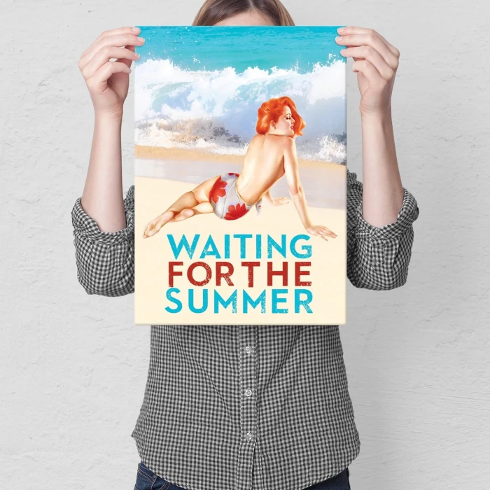 Plakat metalowy Waiting for the summer