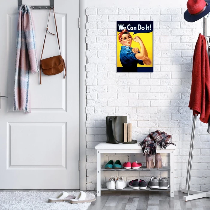 Plakat metalowy We Can Do It!