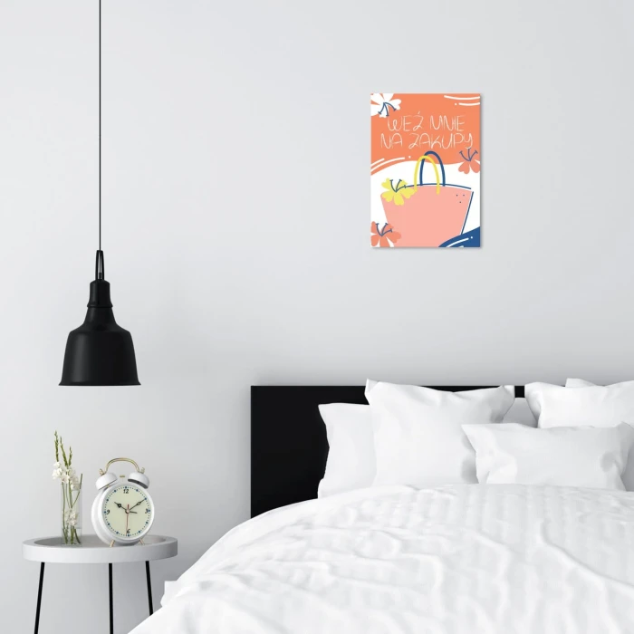 Plakat metalowy Weź mnie na zakupy