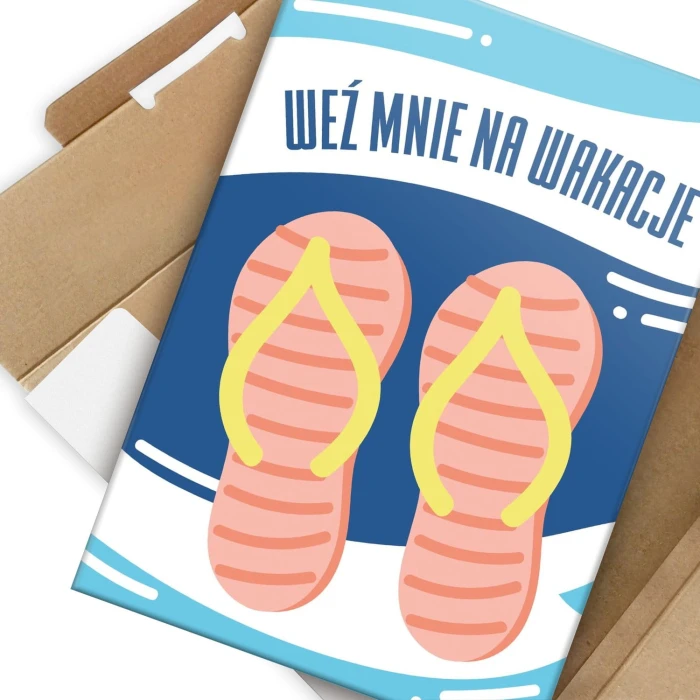 Plakat metalowy Weź mnie na wakacje