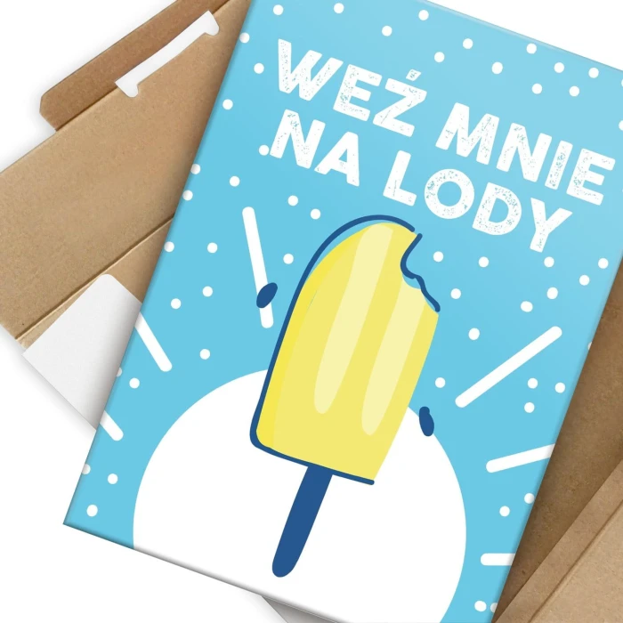 Plakat metalowy Weź mnie na lody