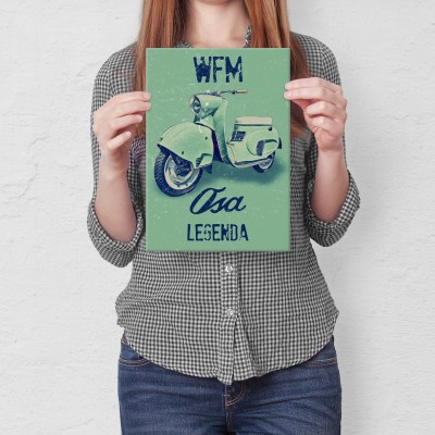 Plakat metalowy WFM Osa