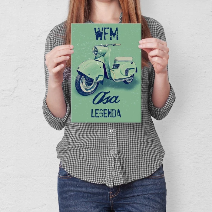 Plakat metalowy WFM Osa