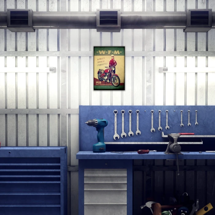 Plakat metalowy WFM Poster