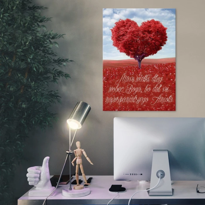 Plakat metalowy Najwspanialszy anioł Prezent