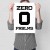Plakat metalowy Zero problems