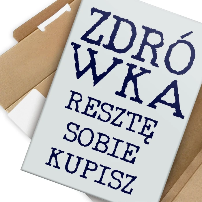 Plakat metalowy Zdrówka