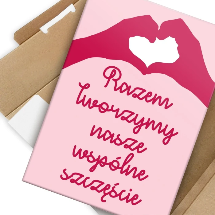 Plakat metalowy Tworzymy szczęście