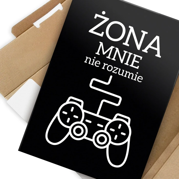 Plakat metalowy Żona mnie nie rozumie