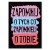 Plakat metalowy Zapomnij o tych