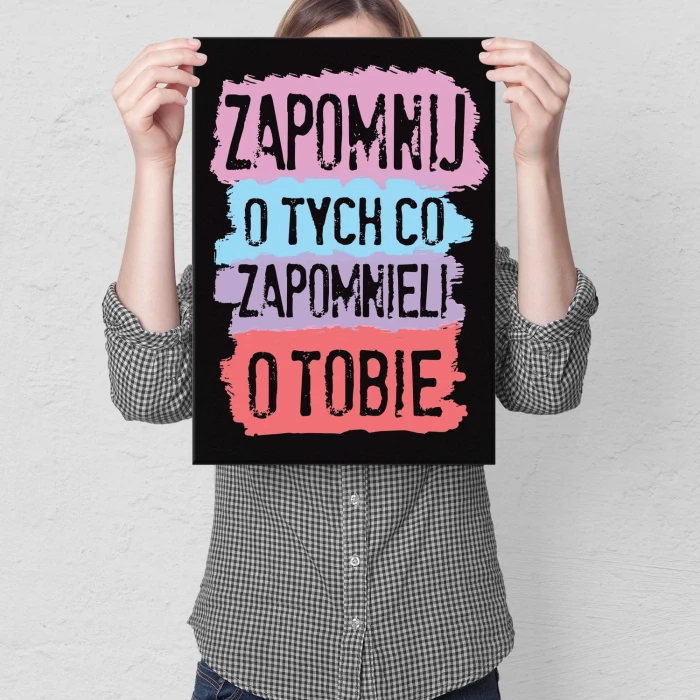 Plakat metalowy Zapomnij o tych