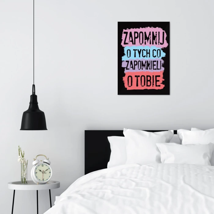 Plakat metalowy Zapomnij o tych