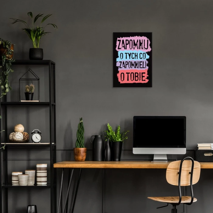 Plakat metalowy Zapomnij o tych
