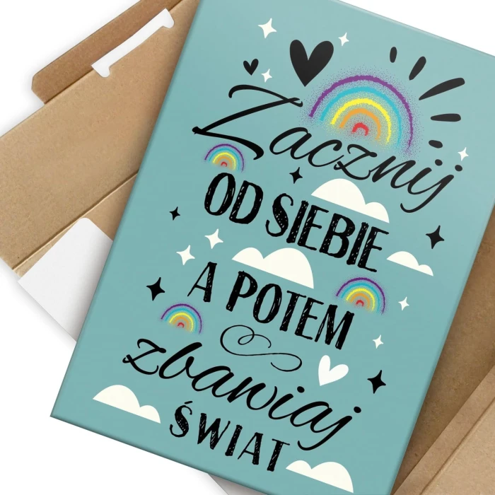 Plakat metalowy Zacznij od siebie