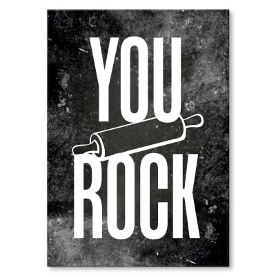 Plakat metalowy You Rock