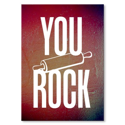 Plakat metalowy You Rock