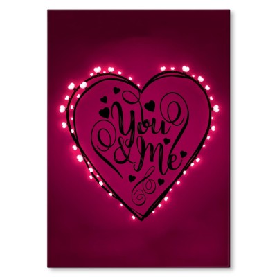 Plakat metalowy You and me