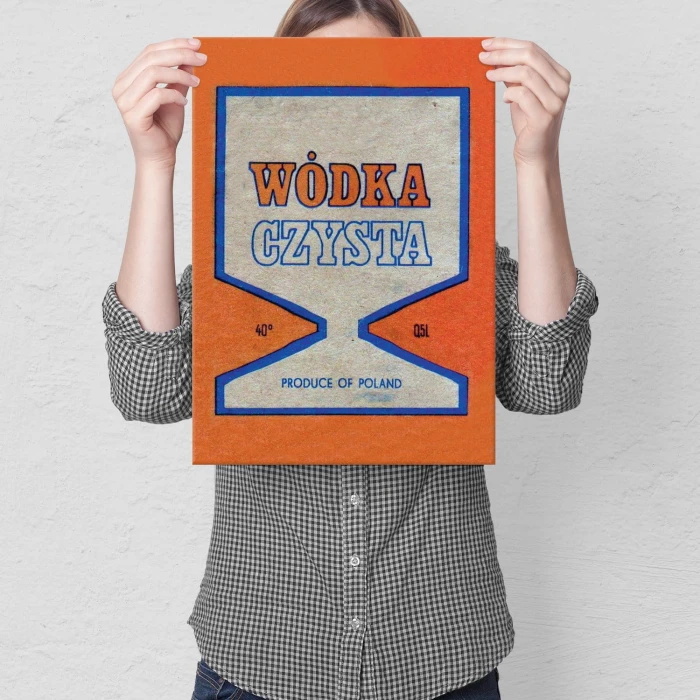 Plakat metalowy Wódka Czysta