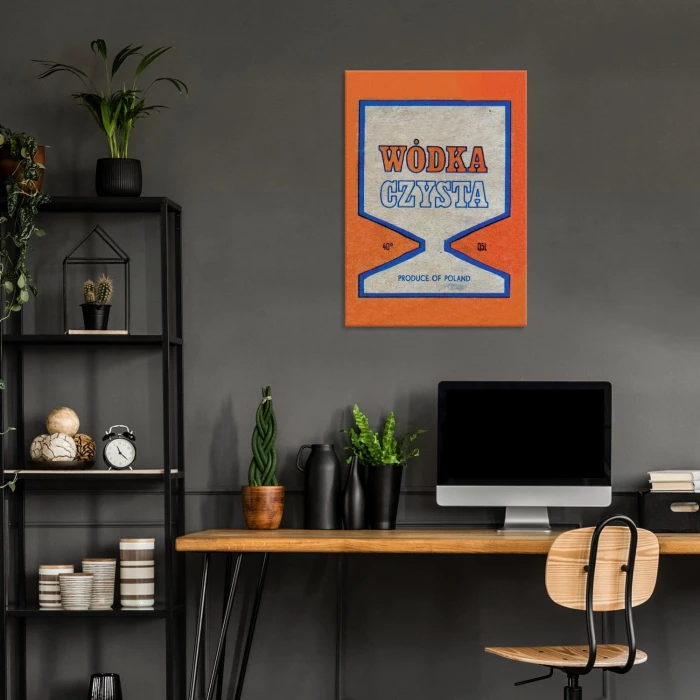 Plakat metalowy Wódka Czysta