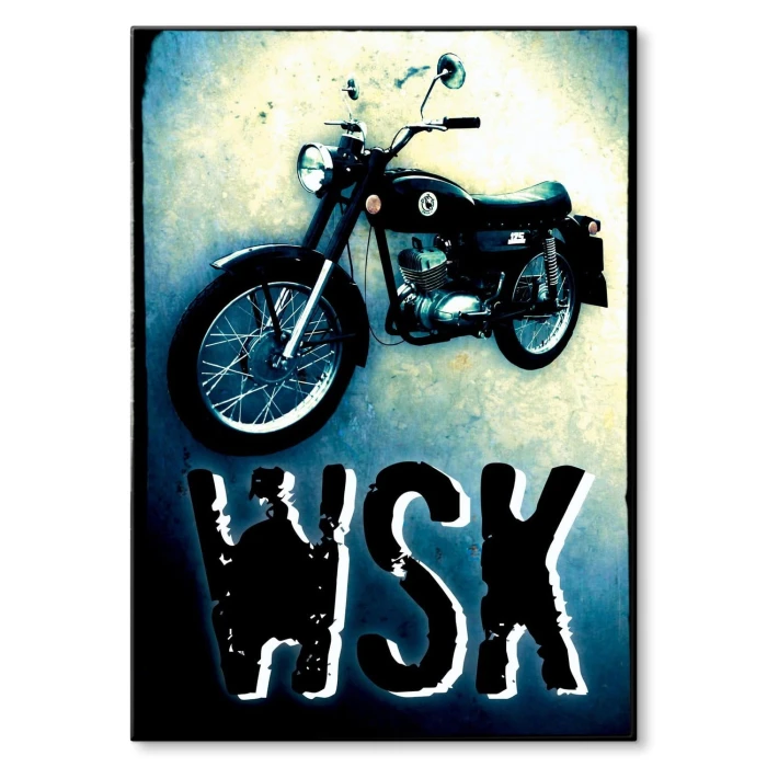 Plakat metalowy WSK
