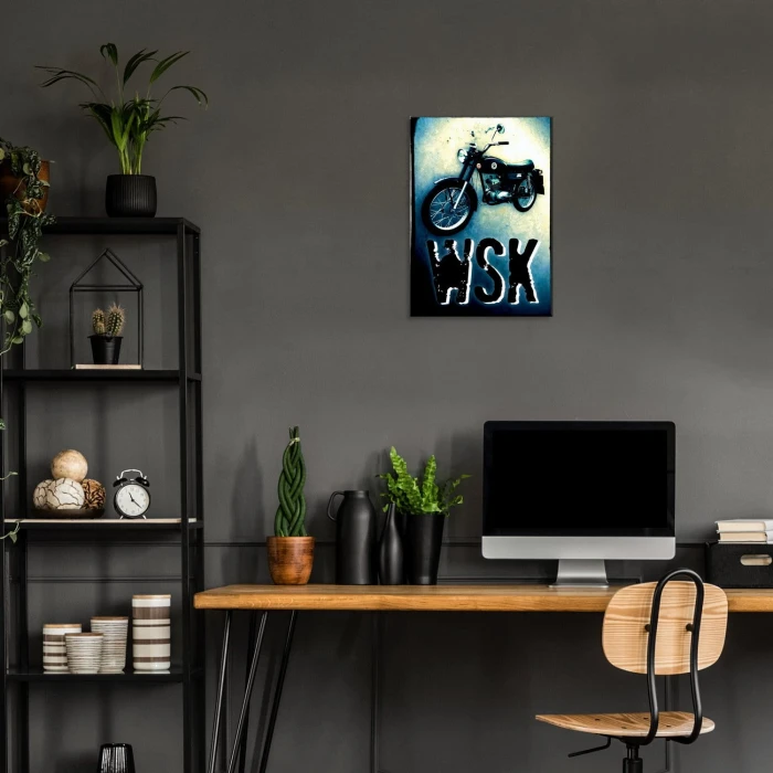 Plakat metalowy WSK