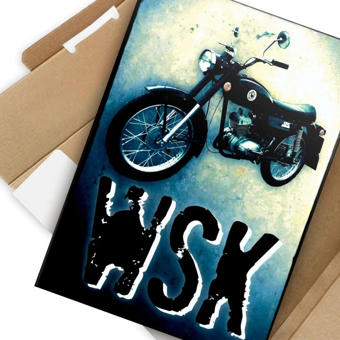Plakat metalowy WSK