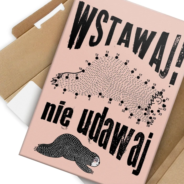 Plakat metalowy Wstawaj nie udawaj