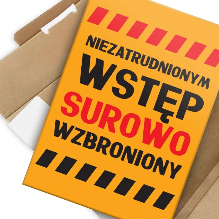 Plakat metalowy Wstęp surowo wzbroniony