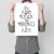 Plakat metalowy Spacer z psem
