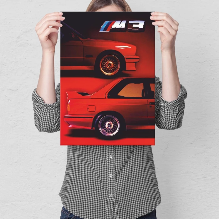 Plakat metalowy BMW M3