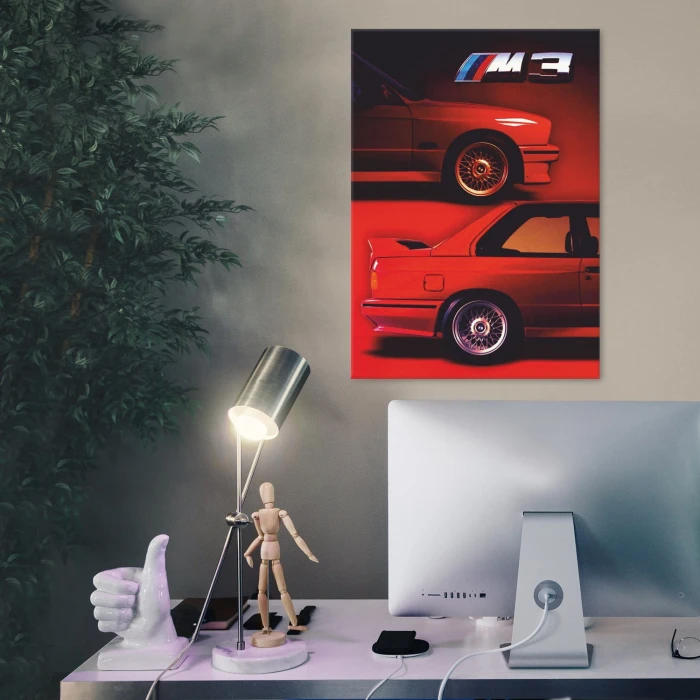 Plakat metalowy BMW M3