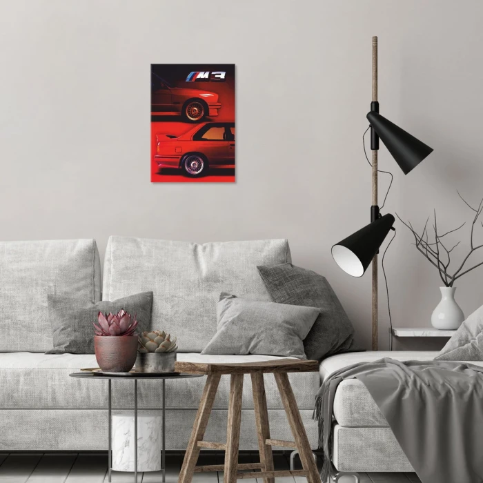 Plakat metalowy BMW M3