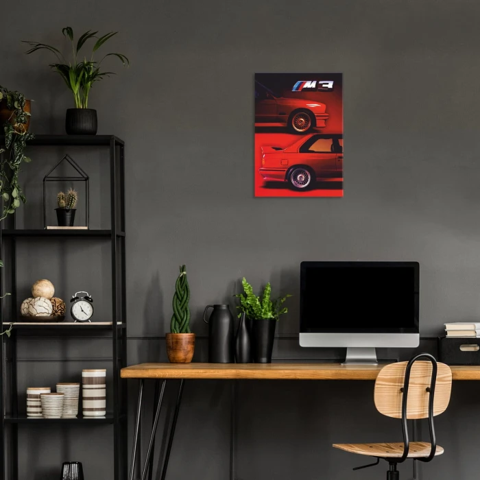 Plakat metalowy BMW M3