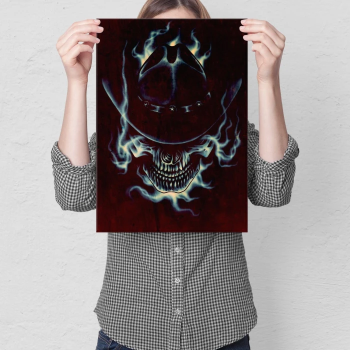 Plakat metalowy Wild West