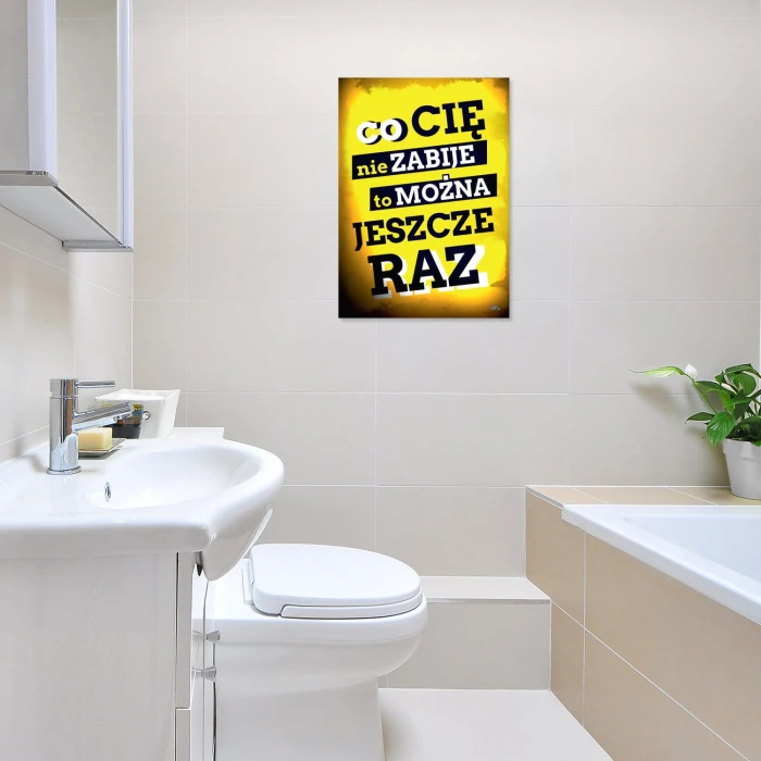 Plakat metalowy Można jeszcze raz Prezent