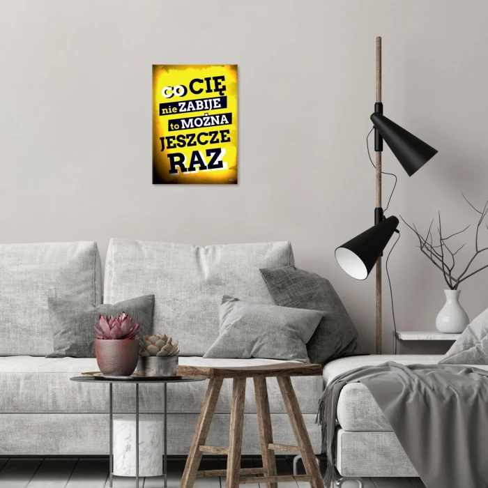 Plakat metalowy Można jeszcze raz Prezent