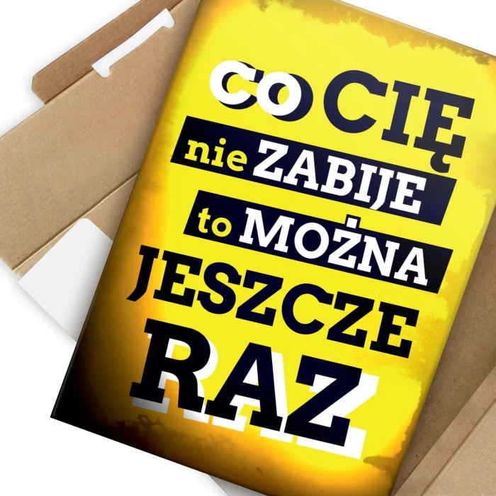 Plakat metalowy Można jeszcze raz Prezent