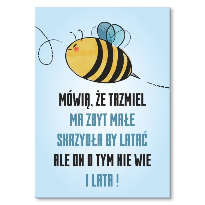 Plakat metalowy Trzmiel