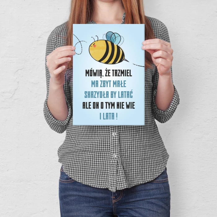 Plakat metalowy Trzmiel