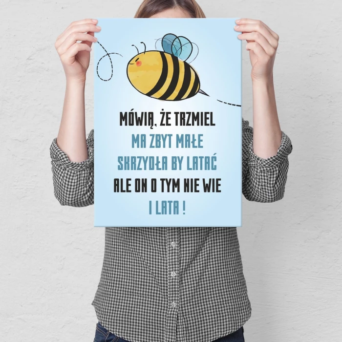 Plakat metalowy Trzmiel