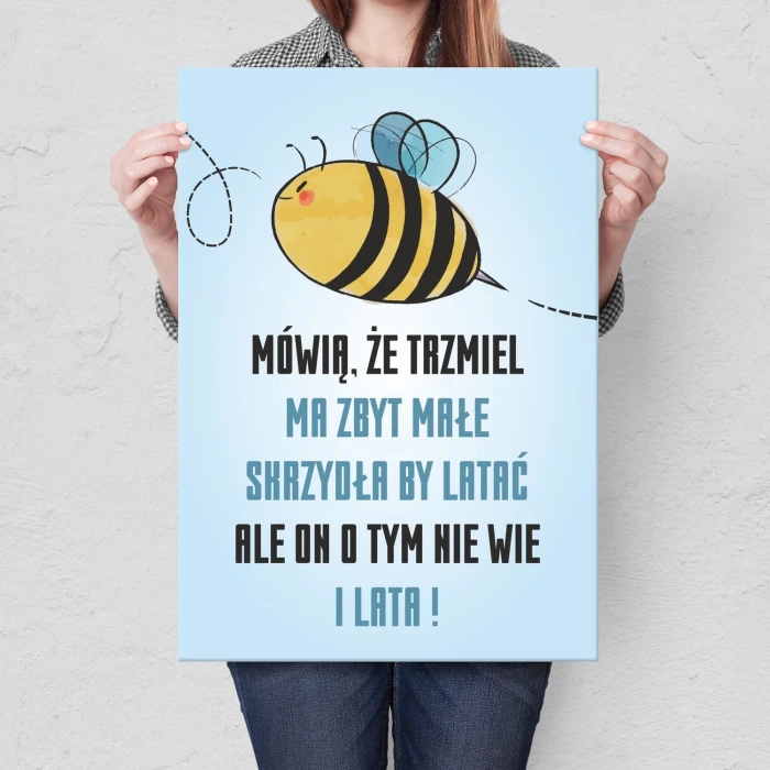 Plakat metalowy Trzmiel
