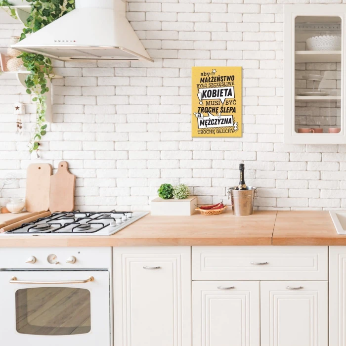 Plakat metalowy Szczęśliwe małżeństwo