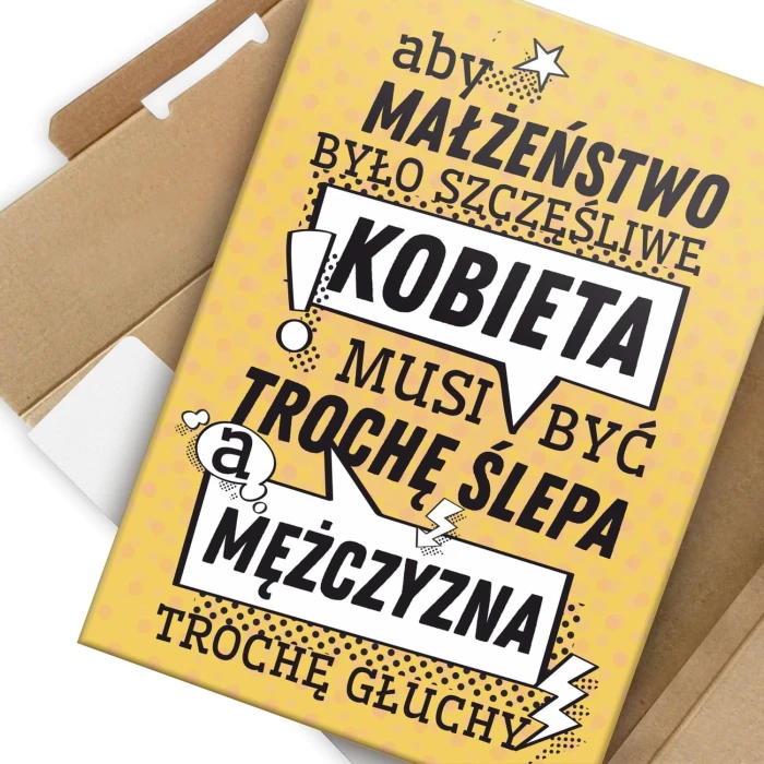 Plakat metalowy Szczęśliwe małżeństwo