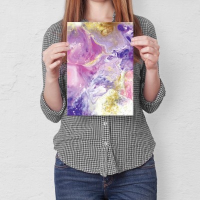 Plakat metalowy Abstrakcja