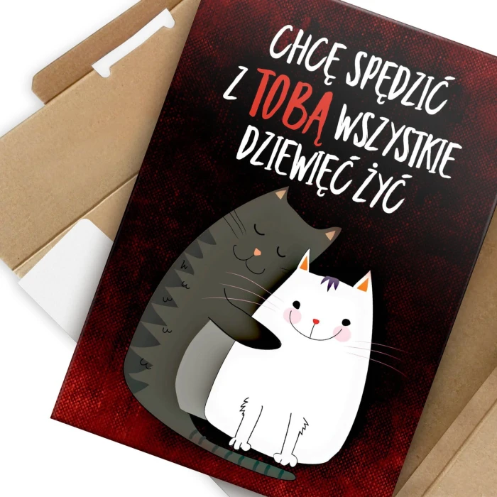 Plakat metalowy Spędzić z Tobą życie