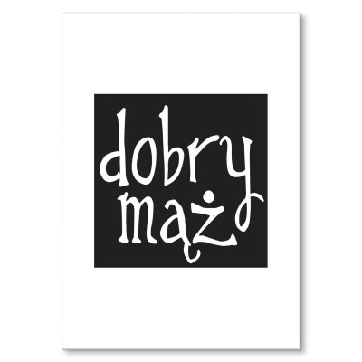 Plakat metalowy Dobry mąż