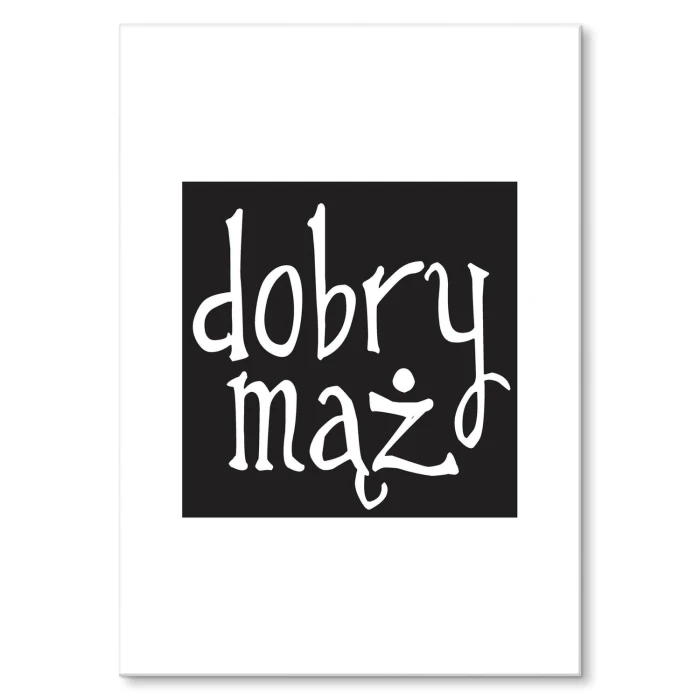 Plakat metalowy Dobry mąż